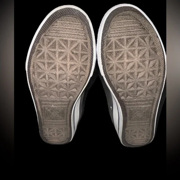 Mengsai Hi Top Knee High Edgy Gray Tie Zipper Canvas Sneakers  Size 8 - Picture 12 of 14